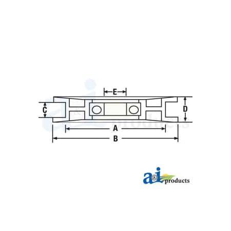 Flat Idler 3.5 X3.5 X1